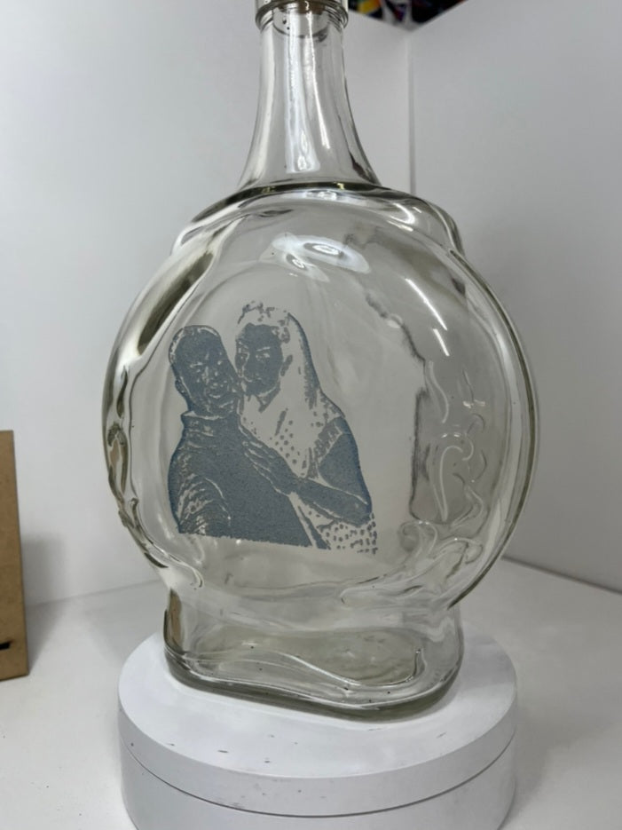 Gravierte Flasche