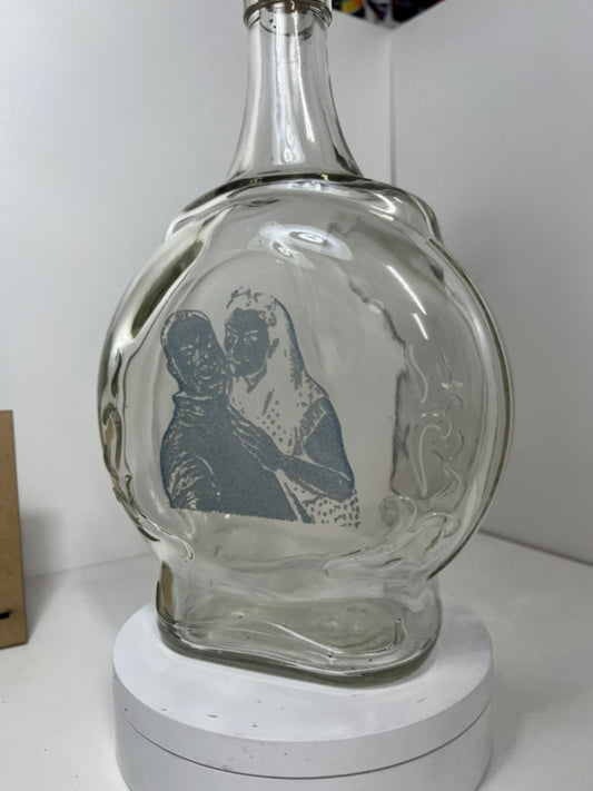 Gravierte Flasche